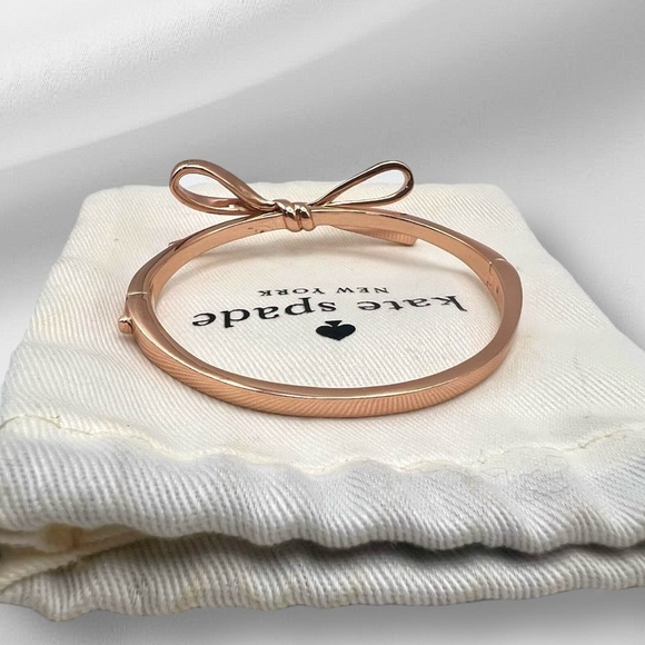 Kate Spade Rose Gold Bow Bracelet - Picture 3 of 3